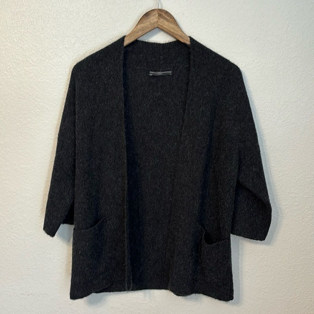 Peruvian Connection Alpaca Open Front Cardigan Small